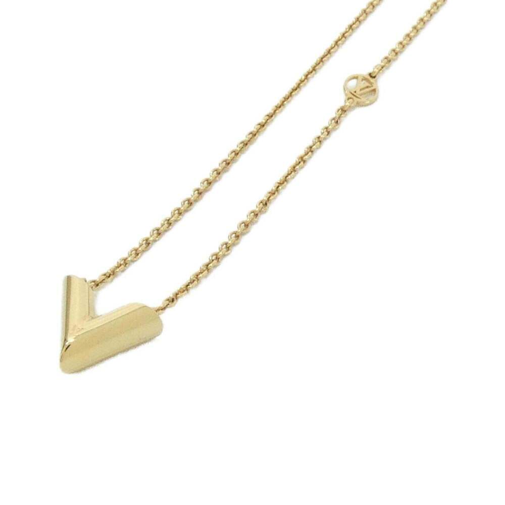 LOUIS VUITTON Gold Necklace - Picture 1 of 6